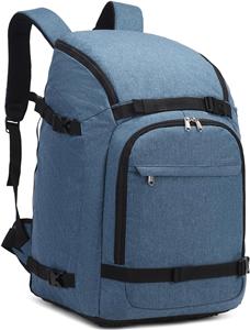 Ski Boot Bag, 50L Waterproof Travel Backpack for Snowboard, Ski Helmet, Goggles, Gloves & Accessories