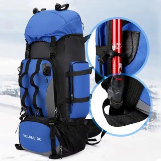 90L Waterproof Hiking Camping Backpack Trekking Bag Rucksack Large Capacity