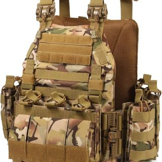 Quick Release Tactical Vest Adjustable Lightweight Breathable Weighted Vest for Training Outdoor Activities 1000D CP