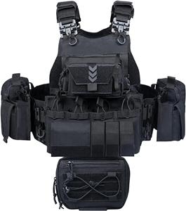 Quick Release Tactical Outdoor Vest for Ment Adjustable Breathable Weighted Vest