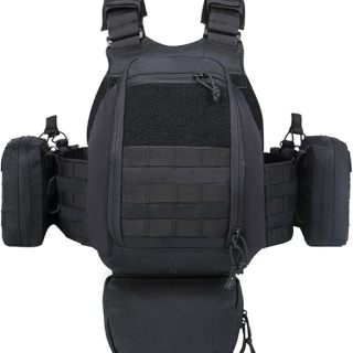 Quick Release Tactical Outdoor Vest for Ment Adjustable Breathable Weighted Vest