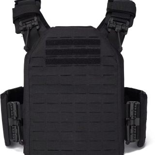 Quick Realse 1000D Nylon modular cutting tactical hunting vest personal protective for hunting (Black)
