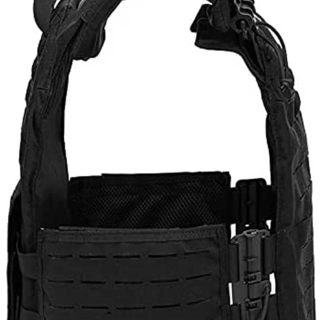 Quick Realse 1000D Nylon modular cutting tactical hunting vest personal protective for hunting (Black)