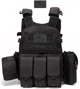 Tactical Vest For Men Quick Release Breathable Paintball Airsoft Vest Adjustable