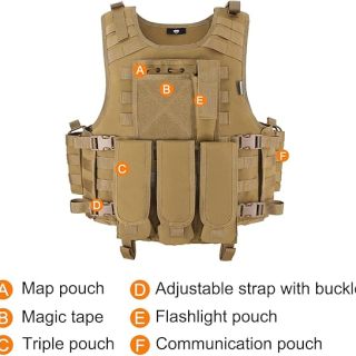 Tactical Vest Airsoft Painball Vest Outdoor Equipment for Men