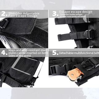 Tactical Outdoor CS Game Vest Adjustable Fit Adult