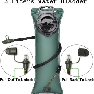 Insulated Hydration Pack Hiking Water Backpack Running Vest with 3L TPU Bladder Bag for Marathon Cycling Men