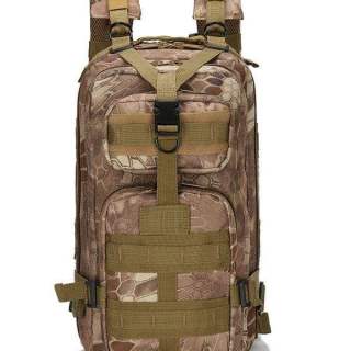 30L Waterproof Camouflage Oxford Tactical Backpack for Outdoor