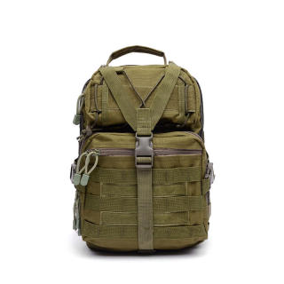 Men's Assault Square Chest Bag External Frame Messenger with Polyester Lining for Camping Travelling Tactical Use