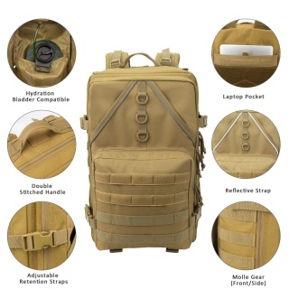 Custom Rucksack Waterproof Fashion Backpack Tactical Bag Laptop Backpack