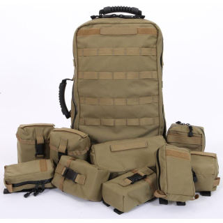 Tactical Medical Bag First Aid Backpack With Reinforced Rubber Carrying Handle