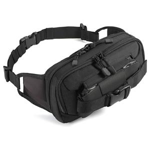 Tactical Fanny Pack for Concealed Carry Sling Bag CCW Crossbody Waist Bag for Men&Women EDC Gear with Adjustable Strap (Black)