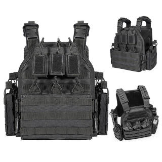 Quick Release 600D Oxford Laser Cut Modular Tactical Vest