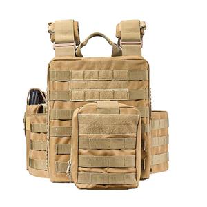 Adjustable Outdoor Tactical Protective Vest Camo Mesh MOLLE Wire Quick-remove