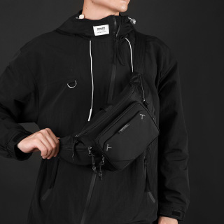 New Men's Waist Bag Personality Leisure Outdoor Sports Shoulder Messenger Bag Fashion Trend Chest Bag