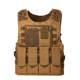 Security Vest Camouflage Tactical Plate Carrier Vest Multi-functional Tactical Vest