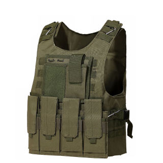 Security Vest Camouflage Tactical Plate Carrier Vest Multi-functional Tactical Vest