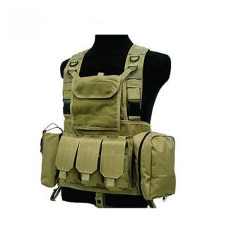 High Quality Olive Green Combat Tactical Vest with Pouches