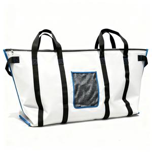 Hot selling thermal insulation fish bag portable waterproof mesh fishing bag leak-proof fish preservation handbag