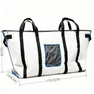 Hot selling thermal insulation fish bag portable waterproof mesh fishing bag leak-proof fish preservation handbag