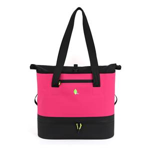 Outdoor wet and dry separation waterproof simple lightweight handbag dopamine waterproof roll-up tote bag