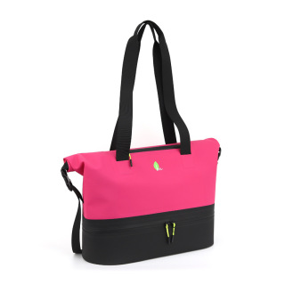 Outdoor wet and dry separation waterproof simple lightweight handbag dopamine waterproof roll-up tote bag