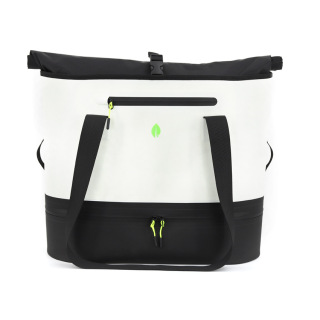 Outdoor wet and dry separation waterproof simple lightweight handbag dopamine waterproof roll-up tote bag