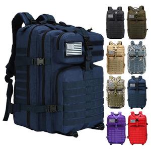 Unisex 45L 900D Tactical Vintage Waterproof Backpack Multi-Compartment