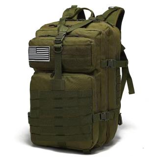 Unisex 45L 900D Tactical Vintage Waterproof Backpack Multi-Compartment