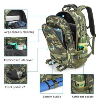 Large Travel Hiking Backpack Hunting Backpack Waterproof Tactical Backpack