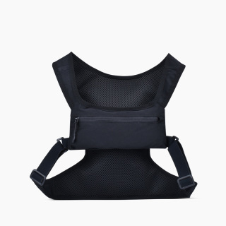 Outdoor sports lightweight multi-functional wearable chest mobile phone cycling hiking cross-country running vest chest bag