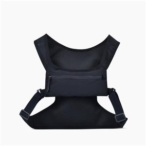 Outdoor sports lightweight multi-functional wearable chest mobile phone cycling hiking cross-country running vest chest bag