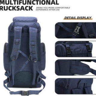 Tactical Backpack Adjustable Waterproof Camping Style for Climbing