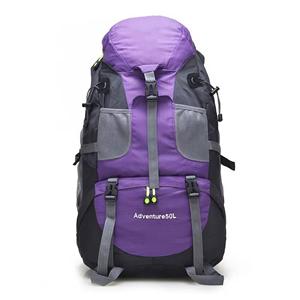 Zipper Camping Hiking Outdoor Trekking Travel Rucksack 50L Backpack