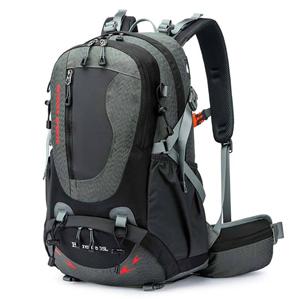 Zipper String Nylon Mountaineering Bag New Large-Capacity 35L Outdoor Black Hiking Backpack Waterproof Backpack