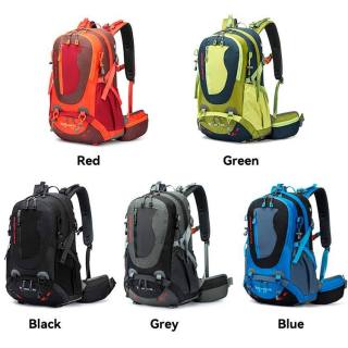 Zipper String Nylon Mountaineering Bag New Large-Capacity 35L Outdoor Black Hiking Backpack Waterproof Backpack
