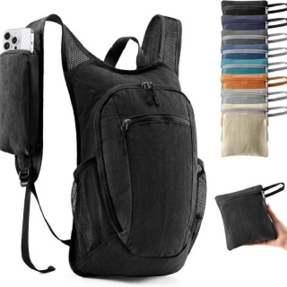 Small Hiking Backpack, Lightweight Packable Hiking Daypack Small Travel Outdoor Foldable Shoulder Bag