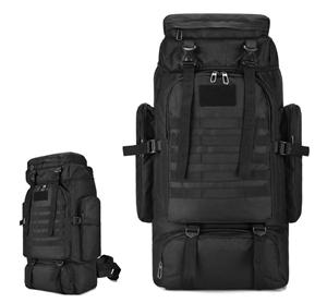 Hot Sale Outdoor Camouflage 45l Backpack Multifunctional Tactical Hiking Travel Storage Shoulder Bag for Men Backpacks Black
