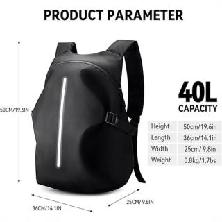 Stock Fashion Cycling Motorcycle Helmet Backpack Unisex Waterproof Polyester Travel Bag 36-56L