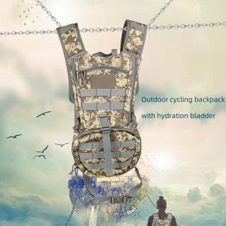 2025 New Cycling Travel Bag with 2L Hydration Bladder Waterproof Hydration Backpack for Hiking Outdoor Backpack Bags