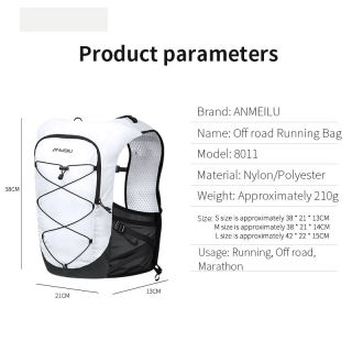 Ultra-Light Summer Tactical Vest Bag for Running Sports Fitness Water Cycling Outdoor Zipper Closure Waterproof Backpack Fashion