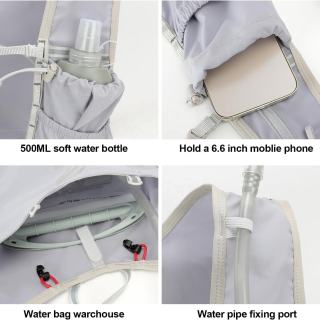 Ultra-Light Summer Tactical Vest Bag for Running Sports Fitness Water Cycling Outdoor Zipper Closure Waterproof Backpack Fashion