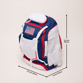 Individuell anpassbare, wasserdichte Beschichtung, strapazierfähige Freizeit-Sporttasche, Fitnessrucksack, Baseballrucksack mit Sonnenbrillenfach