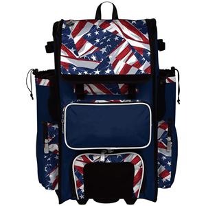 Baseball-Rucksack 2025 mit wasserdichter Ausstattung, mehreren Taschen, Ballausrüstung, Schuhfach und Zubehör