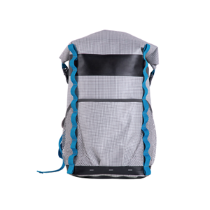 حقيبة ظهر مقاومة للماء مصنوعة من مادة البولي فينيل كلوريد مخصصة للمشي لمسافات طويلة والتخييم في الهواء الطلق بسعة 55 لترًا