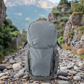 حقيبة ظهر مخصصة للجنسين بسعة 50 لترًا مصنوعة من النايلون المقاوم للماء والبوليستر للرياضات الخارجية والسفر والتسلق والمشي لمسافات طويلة في الجبال