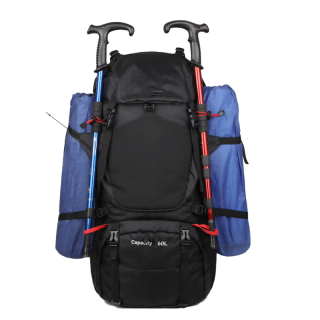 Альпинистский рюкзак с застежкой-молнией, большой водонепроницаемый походный рюкзак унисекс