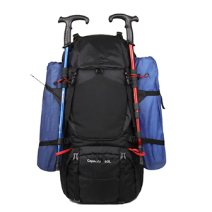 Mochila de montañismo, trekking, cierre de cremallera, bolsa de escalada, unisex, grande, impermeable, para senderismo.