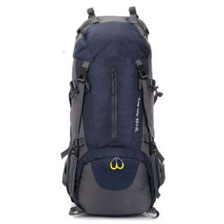 ハイキングバックパック 防水 アウトドアスポーツ トレッキング 登山 旅行用バックパック シューズコンパートメント付き