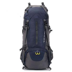 حقيبة ظهر للمشي لمسافات طويلة مقاومة للماء للرياضات الخارجية وتسلق الجبال وحقيبة ظهر للسفر مع حجرة للأحذية